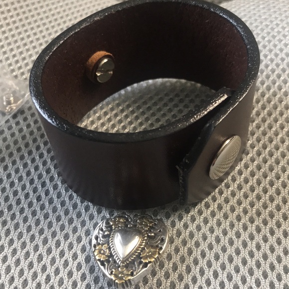 NEW leather cuff - Picture 2 of 3